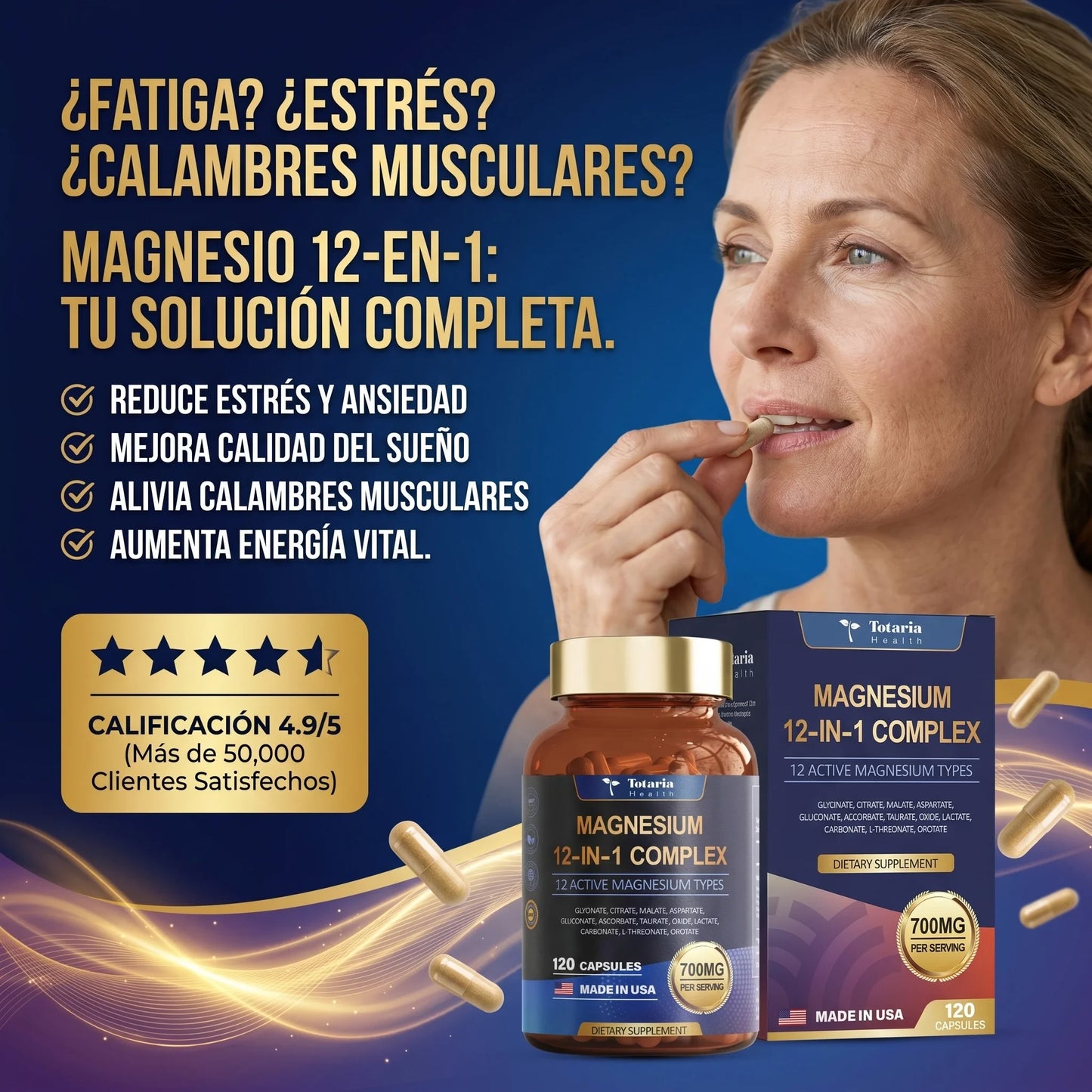 Magnesium 12 In 1 Complex🔥 ¡OFERTA 2X1 SOLO POR HOY! 🔥