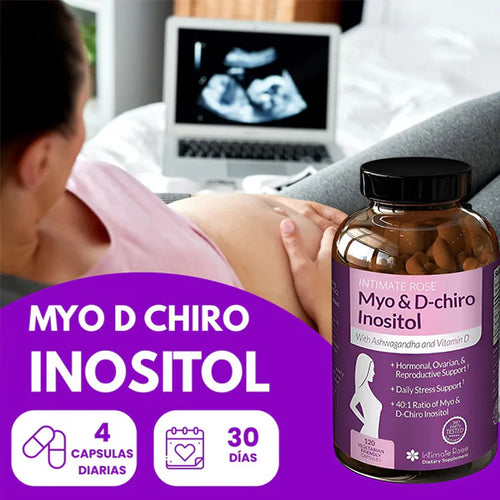 Inositol con Ashwagandha y Vitamina D, Intimate Rose