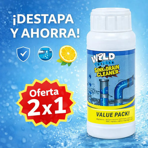 ¡Mega Promo! Súper Destapador de Cañerías Wild Tornado