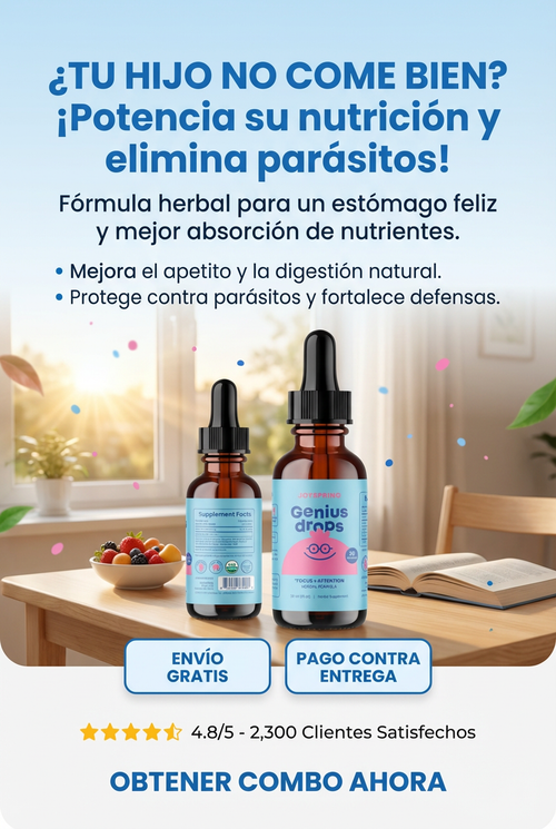 Potencia la nutricion de tu hijo con | JoySpring Genius Drops